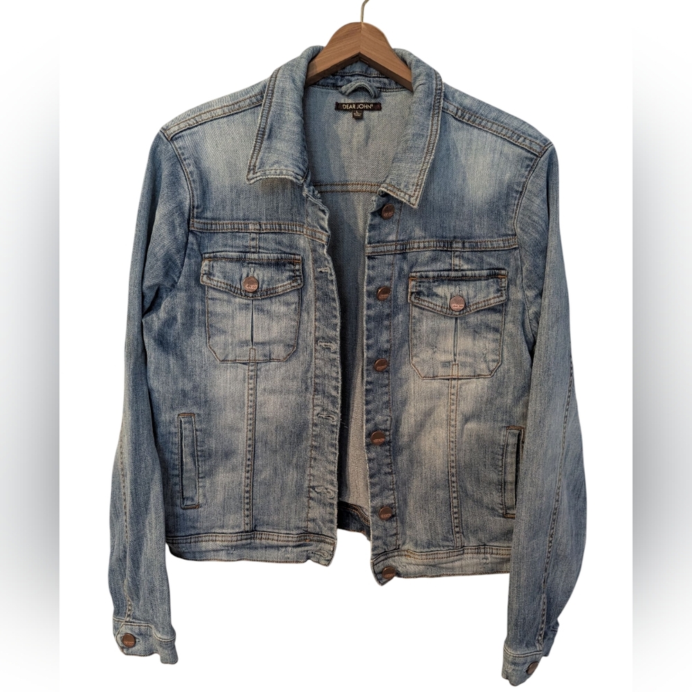 DEAR JOHN Denim Jean Jacket Large